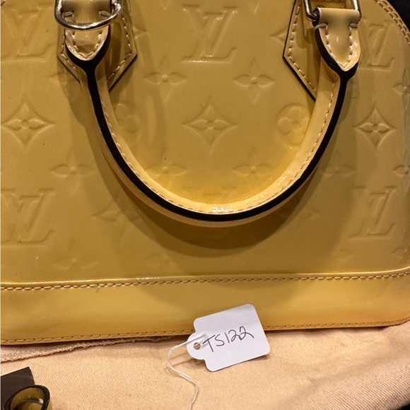 Louis Vuitton Bags Authentic Like New Louis Vuitton Yellow Vernis Alma Bb Date Code Aa94
